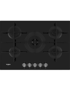 ENCIMERA WHIRLPOOL GOWL728NB  5 fuegos  73cm  Gas 