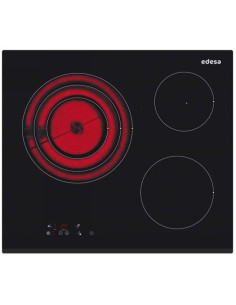 Vitroceramica Edesa EVT6328B  3 zonas  bisel front