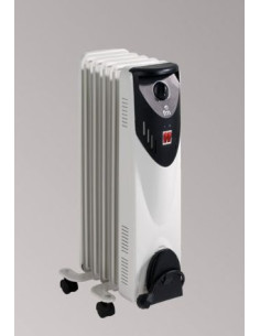 Radiador Aceite FM BR10  1000w  5 Elementos  Al