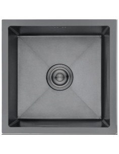 Fregadero Nova TRENTO4040N  40X40 Acero Negro