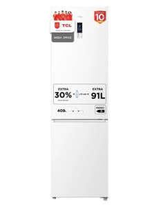 Combi TCL RP409BWE1EU  185x60cm  E  Mega Space