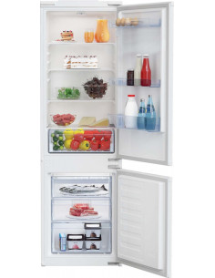 Combi Beko BCSA285K4SN  178x54cm  E   Integr  Cicl