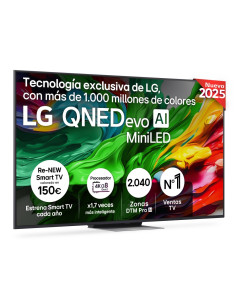 Tv LG 65QNED87A6B  65    MINILED 120Hz  4K  Smart T