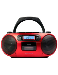 RADIO CD AIWA BBTC550RD     BOOMBOX CON LECTOR DE CA