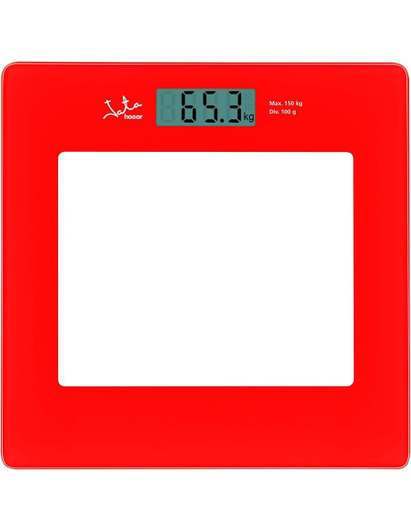 Bascula Ba  o JATA 290R BASCULA CRISTAL MARCO ROJO